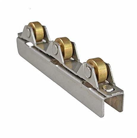 RybdaFDc Door wheel,sliding door wheel,2pcs 8mmFrameless Glass Door Pulley Bathroom Sliding Door Wheel Display Cabinet Door Track Roller Hardware Accessories