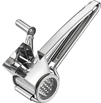 Cabilock 1Pc Formaggio Di Verdure Trituratore Manovella Grattugia Affettatrice In Acciaio Manovella Grattugia A a Formaggio Affettatrice In Acciaio Inox Argento