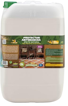 Monestir -COTTOBELLO Protector Antimancha Efecto Natural, Suelos Terracotta y Barro - 25 Litros