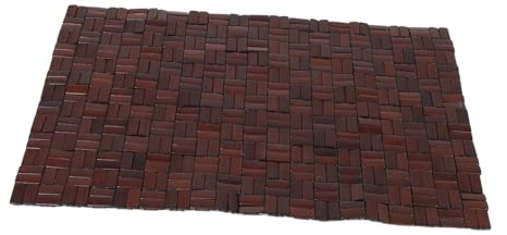 FOYTOKI Bath Mat Bamboo Modernized Mat Bathroom Extra Large Rugs Washable Bathroom Accessory Set
