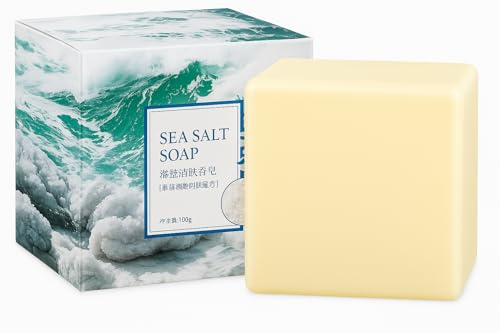 Mite Removal Soap with Sea Salt and Goat milk – Deep Cleansing & Skin-Nourishing Bar for Personal Care – Fast-Acting Formula to Eliminate Mites and Repair Skin, Mite soap