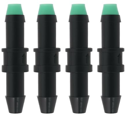 EMSea 4 válvulas de retorno de 4 mm para sistema de lavado de parabrisas, válvula de retención unidireccional, para tubos de lavado de parabrisas de 4 mm de diámetro interior, 0,1 bar