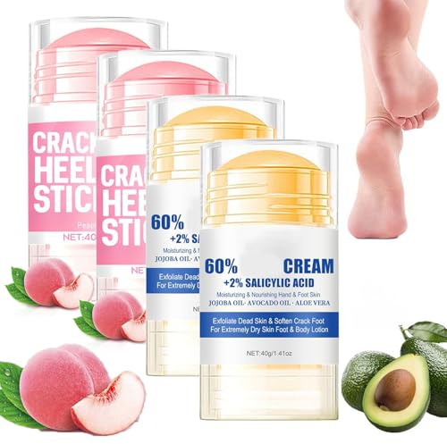 Crema hidratante y anticraqueo para pies, crema para pies anticraqueo, cuidado nutritivo para suavizar la piel muerta, crema de manos y reparación para mujeres y hombres Called, pies, rodillas, codos