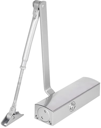 Automatischer Türschließer,Türschließer Haustür für Innentür und Außentür, SOARFLY Türschliesser Hydraulischer Puffer, Passend für Türen bis 900mm Breite & 45-75kg Gewicht, Einfache Montage
