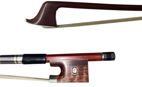 Handgefertigte Geigenbögen 1 stücke Volle Brasilholz Holz Runde Violine Bogen Weiß Haar 4/4
