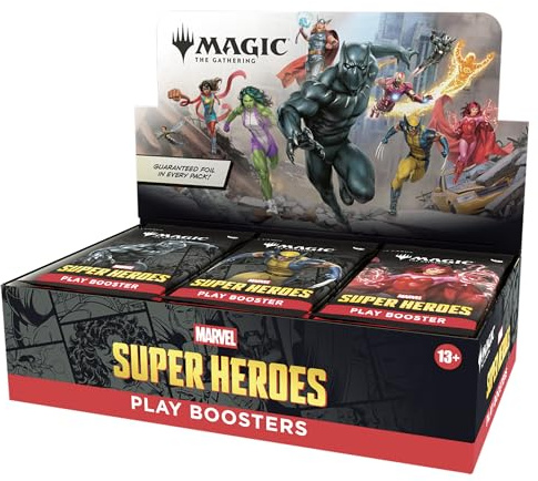 Caja de Sobres de Juego de Magic: The Gathering | Marvel Super Heroes (Versión en Inglés)