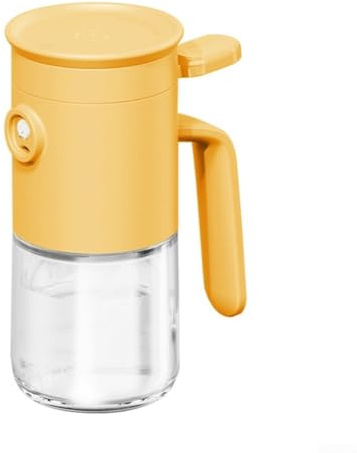 Botella de spray de aceite de 150 ml Pulverizador de vinagre de vidrio para cocinar freidora de aire, parrilla, ensalada, hornear con boquilla a prueba de fugas, boca ancha para una fácil recarga