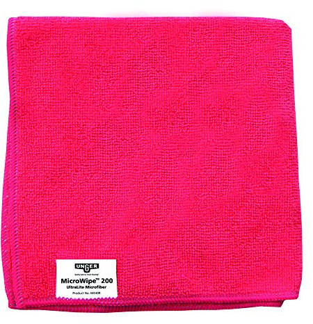Unger ME40R SmartColor, Paño de microfibra 200, 40 cm x 40 cm, rosa, 1 unidad