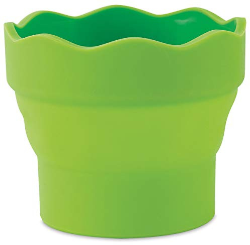 Faber-Castell Faltbarer Wasserbecher – wiederverwendbarer Künstler-Wasserbecher für Aquarell und Farbe