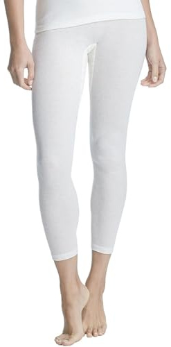 Sangora Lana Donna Mutande Lunghe, Bianco, XXL