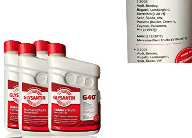 BASF GLYSANTIN Frostschutz Kühlerfrostschutz Konzentrat G40 ROT 6,0 LF