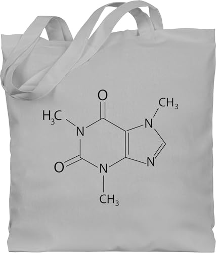 Shirtracer - Baumwolltasche - Nerd Geschenke - Kaffee chemische Formel