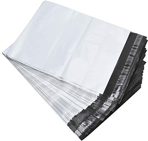 Kurierumschläge, 100 Stück Versandtaschen aus Kunststoff, Versandtaschen, Geschenktüten, nicht transparent (305 mm x 380 mm)