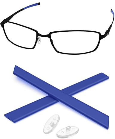 PapaViva Ersättningsgummikit för Oakley Splinter, Mörkblått,