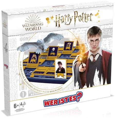 Winning Moves Wer ist es? Harry Potter Edition - Wer ist es Spiel Harry Potter Brettspiel für Kinder - Fanartikel - Gesellschaftsspiele für Familien - 2 Spieler ab 6+ Jahren - Deutsch