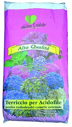 TERRICCIO ACIDOFILE - IDEALE PER AZALEE RODODENDRI CAMELIE ERICHE (LT.100)