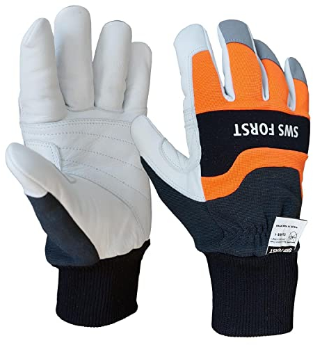 SWS Forst Schnittschutzhandschuh Forsthandschuh Klasse 1 Gr. S-XL