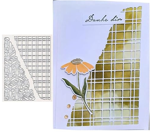 Geteilte Texturen Rahmen Metall stanzformen Stanzteile Metall, Papierkarten-Stanzformen, Schnittschablonen für DIY-Prägung, Kartengestaltung, Buchanhänger, dekorative Papierformen, Scrapbooking