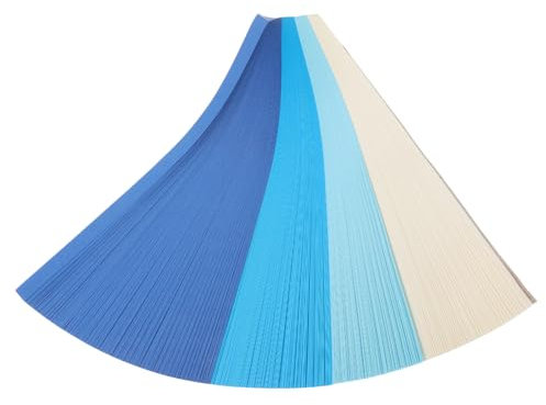 Lurrose 1080stücke Origami-sternpapierstreifen Farbiges Papier Zum Falten Dekorative Papiersterne Für Bastelprojekte