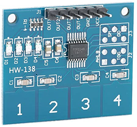 Modulo Touch Capacitivo a 4 Tasti, CI di Induzione Integrato con 4, per Apparecchiature Elettriche
