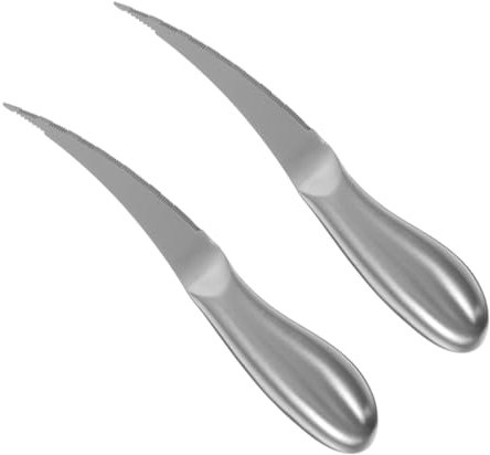 MAGICLULU 2pezzi Utensili Acciaio Inossidabile per e Sbucciare Gamberetti Design Ergonomico e Compatto per Ristoranti e Hotel