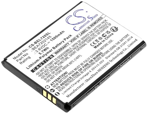 Ersatz Akku für SL720, SL720i, SL720i_EU001B PN: BEA7202145, SL720, SL720i 1500mAh / 5.7Wh