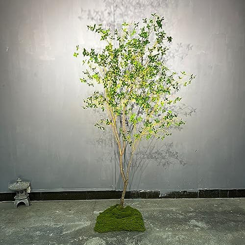Arbre Artificiel Grand Faux ArbreCheval Ivre Bois Simulation Arbre Artificiel Intérieur En Pot Faux Olivier Avec Des Branches D'olivier Réalistes Fausses Plantes De Sol De Maison Artifi 1.8m*1.5m