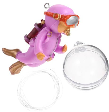 FIXOSHEE Decorazione con Ornamentale Subacqueo Forma Sommozzatore Accessorio per Trasformare Un Paesaggio Realistico