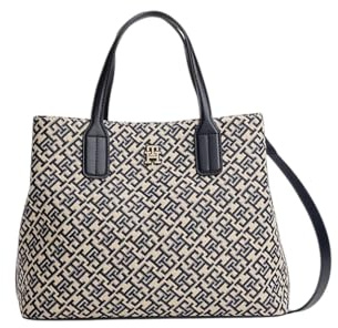 Tommy Hilfiger TH Jacquard Satchel DW6 - Space Blue One Size, Space Blue, Einheitsgröße
