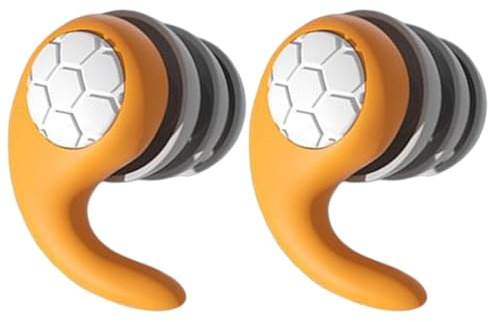 Tapones para los oídos con reducción de ruido - Aislamiento de capas, tapones profesionales impermeables para los oídos, cómodos y de silicona con de almacenamiento, tapones