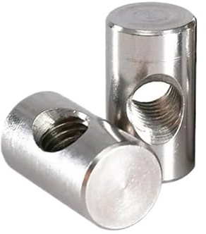Fassmutter, M4-M6 Edelstahl-Dübelmuttern, Einpressmuttern for Möbelhammer, zylindrisches metrisches Gewinde, Holzbearbeitung(M5x18 (5Pcs))