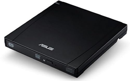Asus Slim External DVD-RW Drive Lecteur de disques optiques Noir - Lecteurs de disques optiques (Noir, 2 Mo, 8X, 6X, 6X, 8X)