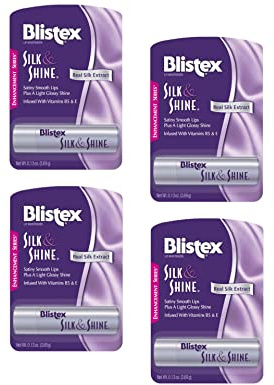 Blistex Silk & Shine Lip Moisturizer 0.13 oz Pack of 4