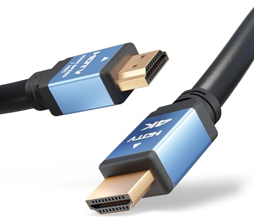 subtel Câble Standard 4K HDMI Type A 1,5m Compatible avec TV, Camera, DVD/Blu-Ray Player, Gaming Console & Co. Cable 2.0 Cordon HDMI Fil