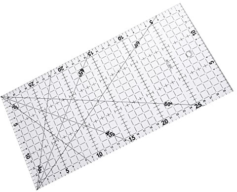 Eagles 30 x 15cm Règle acrylique,Transparent, Grande Taille, pour Découpage de Patchwork Outil Couture Bricolage