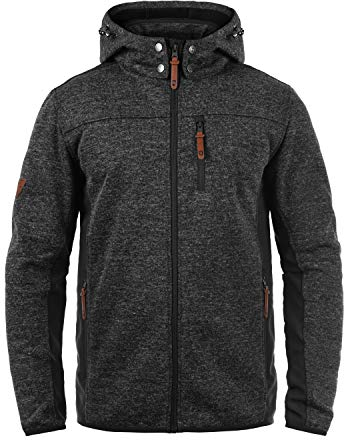 Indicode Grosvenor herr softshell jacka funktionsjacka övergångsjacka med huva