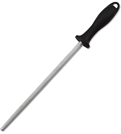 Fischer Wetzstahl rund 25 cm, schwarz