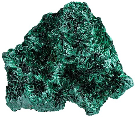 Nupuyai Grüner Malachit Stein Rohstein Edelstein Mineral Kristall Deko | Malachit Rohstein Edelstein, 51-100g, Kristall Heilstein, Feng Shui Deko, Schutzstein Geschenk für Zuhause Büro