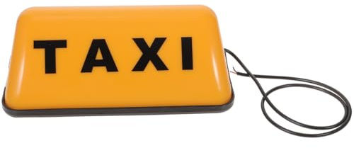 Uonlytech Taxi Dome Light Car Signs självhäftande skyltar taxi tecken självhäftande bilskyltar bil super starkt ljus roof light skylt stor super starkt ljus ABS cab skylt