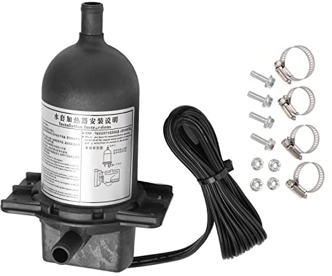 Réchauffeur de Liquide de Refroidissement 1000 W, Réchauffeur de Bloc Moteur Réchauffeur de Chemise D'eau de Moteur 1000 W Thermostat de Générateur à Circulation Automatique (240V) | Chauffage de bloc moteur, thermostat, circulation automatique, prévention du gel, hiver,