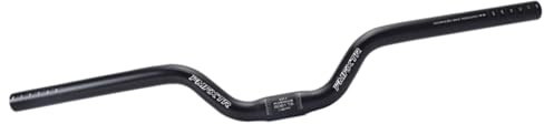 JISADER Professioneller Fahrradlenker, Mehrzweck-Lenker aus Aluminiumlegierung, 25,4 mm, für Fahrten im Freien, Schwarz 58cm