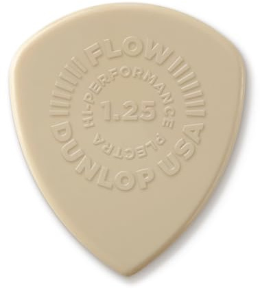 Dunlop Nylon + Durchfluss-Plektrum, 1,25 mm, 72 Stück