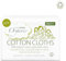 Simply Gentle Organic Dry Wipes/Cotton Cloths Perfect for Sensitive Skin - Pure Cotton Cloths for Newborn Baby - Free from Odours Parabens & Alcohol - Multi-Purpose - Disposable Cloth - 50 Pieces
