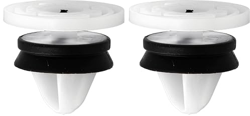 Restagraf Agrafe de Panneau Garniture Intérieure et Porte en Sachet pour Véhicules Renault/Peugeot/PSA/Nissan, 8.2mm Poinçon, Lot de 16, Blanc/Noir