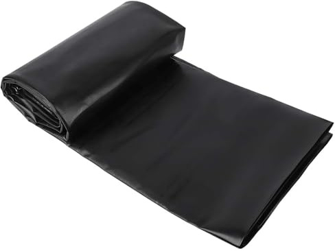 Capa de Goma para Estanques 3mx4m 7mx8m 10mx15m HDPE Negro Revestimiento para Estanques Resistente a los Rayos UV y a la Intemperie, Lona Impermeable para Piscinas para Estanques de Peces, Fuentes(3x7