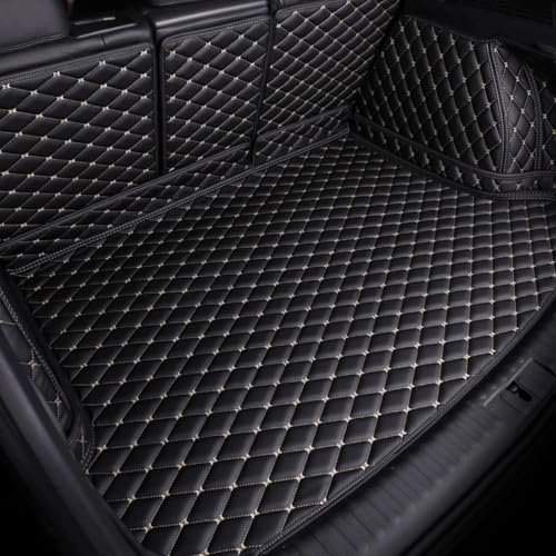 Auto Kofferraummatte für Cupra Formentor 2024 2025+, Wasserdicht Kofferraumwanne Schutzmatte Antirutsch Kofferraum Schutz Interieur Zubehör,3 BlackBeige