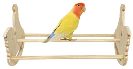 ETUCYNG Perche de perchoir de Poulet, Stand de Formation du Perroquet | Échelle Debout du Porte-Bois | Perches de Repos pour Oiseaux de Compagnie multifonctionnels pour calopsittes, pacaws, perruches