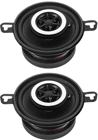 Ipetboom 2pezzi Altoparlanti Coassiali per Auto da Tweeter Cupola Alta Efficienza Impianto Stereo Aftermarket per Automobili Audio Hifi