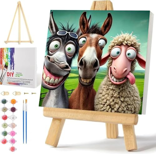 Qianbaiuk Paint by Numbers for Adults-Framed Paint by Numbers Kits,Paint by Numbers Kit for Adults Framed Perfect for Home Wall Decor(30x30 cm)