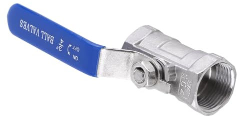 Vanne à bille d'accouplement en acier inoxydable, 3/4 Femme, Vannes à boisseau sphérique pour Tuyau Réservoir sanitaire